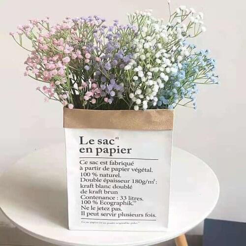 10pcs Artificial Flower Gypsophila DIY Manual Floral Bouquets Room Plant Arrangement Fake Flowers Party Wedding Home Decoration