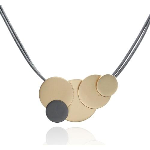 Gold Black Color Statement Necklaces Neck Chokers Vintage Jewelry Pendants Womens Chain Suspension Necklaces Decoration Gifts