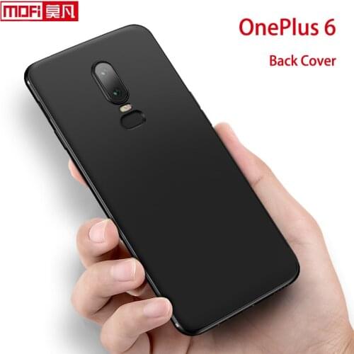 Matte case for oneplus 6 case one plus 6 cover soft silicone TPU Mofi ultra thin back black slim protect oneplus6 book
