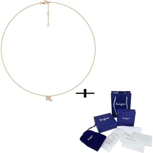 2021 new 12-constellation rose gold necklace on behalf of Scorpio lovely romantic jewelry