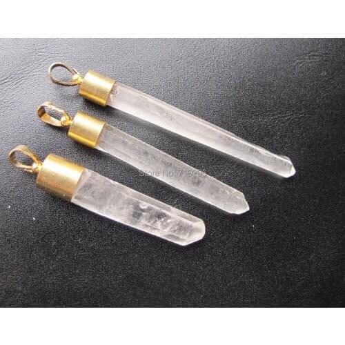 New Arrived!!Natural Clear Quartz Natural Crystal Point Rough Point 10pcs/lot Fit Jewelry DIY
