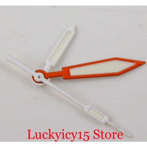 Orange Green Luminous Watch Hand Needles fit NH35A NH36A 7s26 7002 7009 MIYOTA 8215 821A ETA 2824 2836