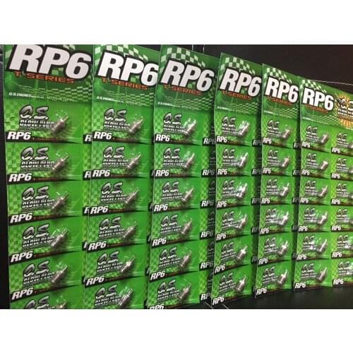 OS GLOW PLUG RP6 TURBO MEDIUM ON-ROAD # OS71642060 O.S. Engines Parts 1pc
