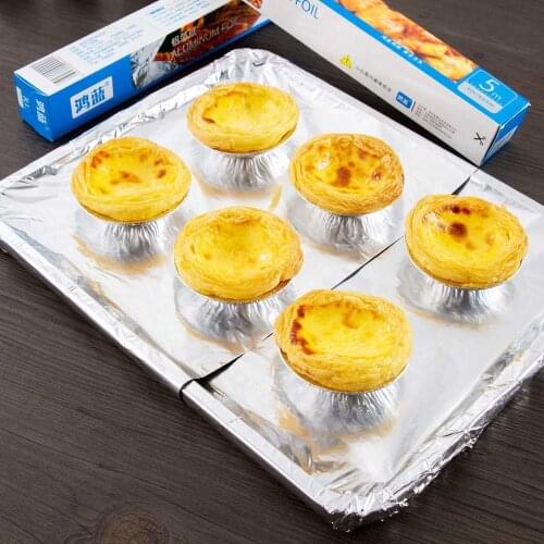 OTHERHOUSE Kitchen Baking Tinfoil Roll Al Foil Paper Oven Grill Paper Sheet Barbecue Baking Paper Mat BBQ Grill Silver Parchment
