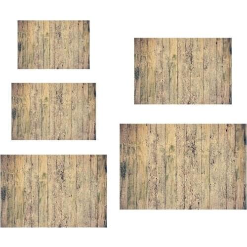 Fastness Table Cloth Photographic Wood Stripes Screen Photo Wall Hanging Background Backdrops Props Decoration Tool