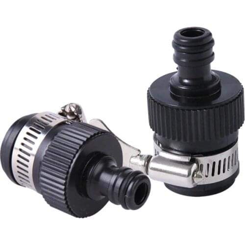 Durable Universal Water Tap Connector Faucet Adapter Plastic Hose Fitting Hose Garden Irrigation Suit For 13-24mm OD Tap