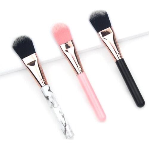 1Pcs Professional Marble Theme Makeup Brushes Face Foundation Concealer Brush Fiber-Wool Cosmetic Beauty Tools