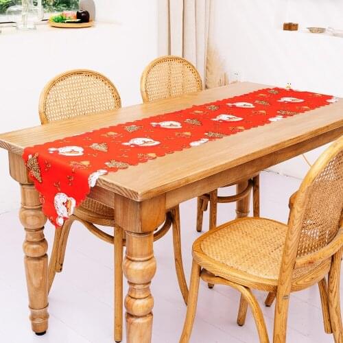 Adornos Navidad 2022 Natal Christmas Printed Tablecloth Christmas Decoration For Home