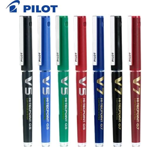 PILOT HI-TECPOINT CARTRIDGE SYSTEM BXC-V5 BXC-V7 Gel Pen V5 V7 Pen Refillable 0.5 mm 0.7 mm Japan
