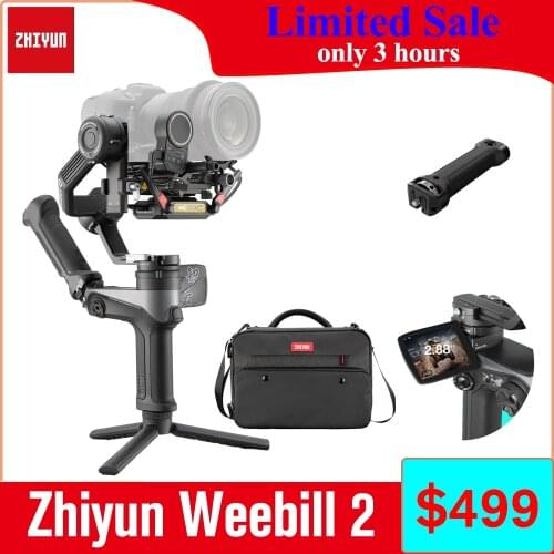 Zhiyun WEEBILL 2 Handheld Gimbal Stabilizer for Sony Nikon Canon Panasonic LUMIX Mirrorless Camera Weebill LAB 3-Axis Stabilizer