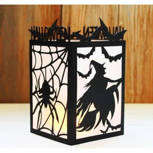 Happy Halloween Metal Cutting Dies Scrapbooking Witch lantern Craft Dies cut Stencils for DIY Paper Card makingm stamp and dies