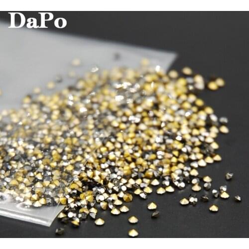 Mine Black Point Back Rhinestones SS4-SS30 Loose Glass Crystal Stones Strass For Jewelry Crafts Clothes Decoration