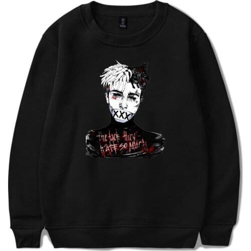 Rapper XxxTentacion hoodies Sweatshirt Hip Hop Mens Wear Womens Spring Hoodie Regular XxxTentacion Sweatshirt Clothes
