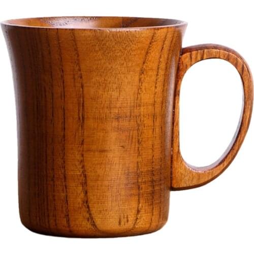 10cm Wooden Beer Mug for Bar Pub Juice Milk Mug Drinking Cup Wedding Party