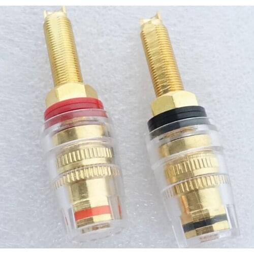 WEILIANG AUDIO pure copper crystal terminal for speakers binding post price for 4 pcs