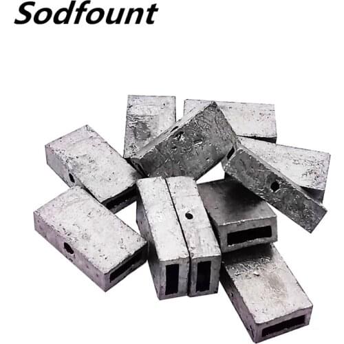 10pcs 13mmX7mmX3mm Square Seals Lead Seals Beans for Sealing Prepayment Meters Wholesale Extinguisher Lead Seals depend