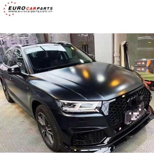 2018-2021year Q5 upgrade to RSQ5 car body kit pp material front bumper front lip grille rear bumper rear diffuser exhaust tips