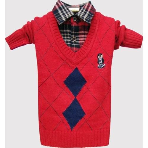 2019 Childrens sweater for boys Childrens clothing Winter new Keep warm Kids sweater Turtle collar and round collar sweater