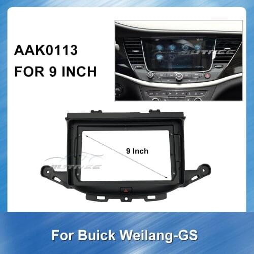 9 inch Car Auto Radio Multimedia fascia for Buick Weilang GS 2015 Stereo GPS Navig ation Panel Dash Mount Trim Installation Kit