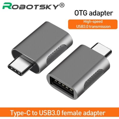 Type C to USB Adapter Fast USB 3.0 to Type C Female Adapter For Xiaomi Huawei Mini USB Adapter Type-C OTG Cable Converter