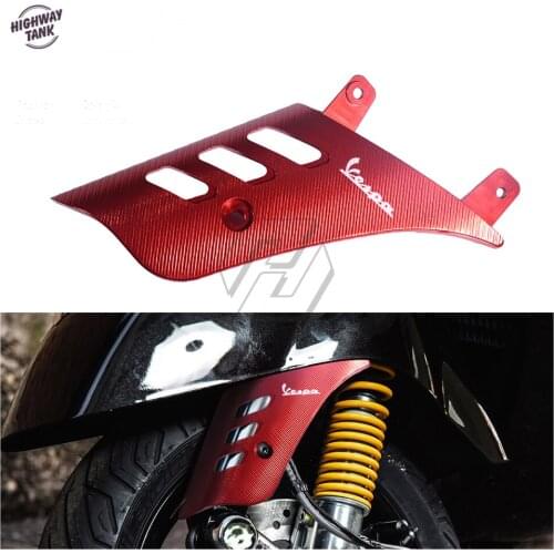 Motorcycle Front Wheel Rocker Shock Cover Protector CNC Aluminum Case for VESPA GTS 125 200 300 2013-2020