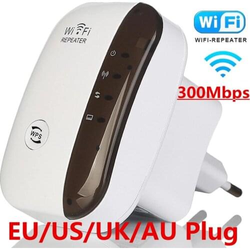 Wireless WiFi Repeater Wifi Extender Router 300Mbps WiFi Amplifier Wi Fi Booster Long Range Repiter Wi-fi Repeater Access Point