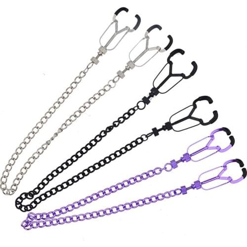 Metal Nipple Clamps Adult Sex Toys For Women Nipple Stimulator Breast Clips Bdsm Torture Slave Fetish Couples Sex Games Tools