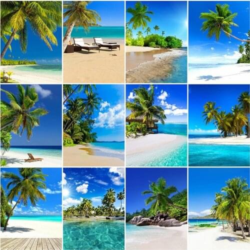 Evershine Diamond Painting Seaside Handicrafts Full Square Diamond Embroidery Landscape Rhinestones Art Home Decor