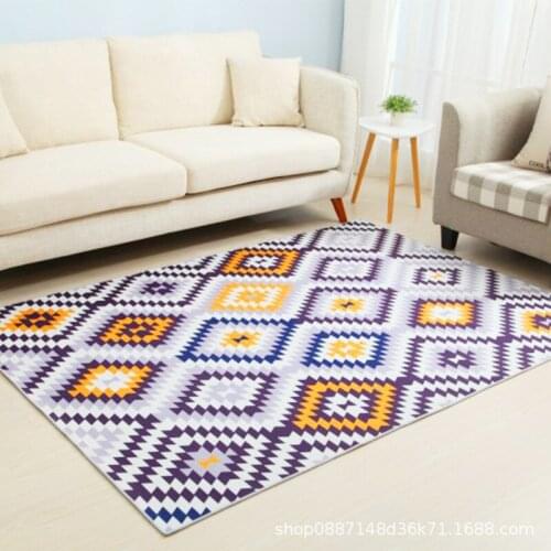 Hot Sale Nordic style Polyester Delicate Soft Carpets For Living Room Bedroom Area Rug Home decor Carpet Fashion Hallway Doormat