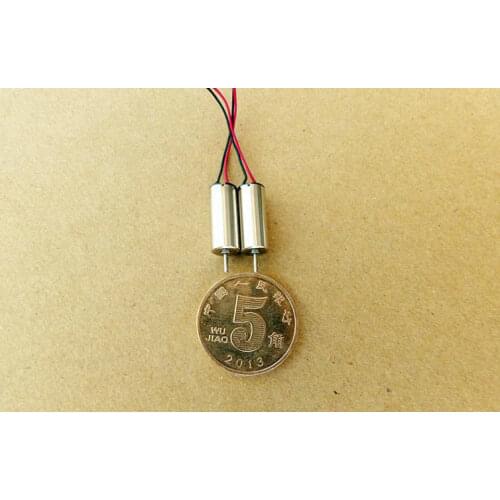 The model motor 6*14mm hollow cup motor 4.2V 47000 RPM high speed miniature DC motor DIY