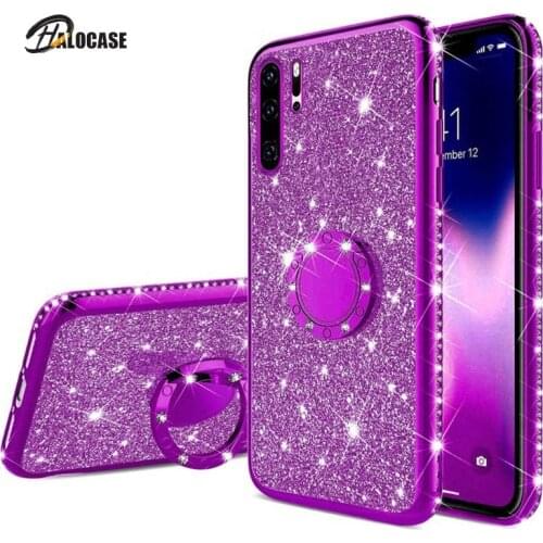 Bling Ring Soft Case For Huawei Honor 7A 7C Pro 7X 8S 8A 8C 20 10 Lite 10i 20i Pro P20 P30 Pro Lite Y5 Y6 Y7 Y9 2019 Coque Case