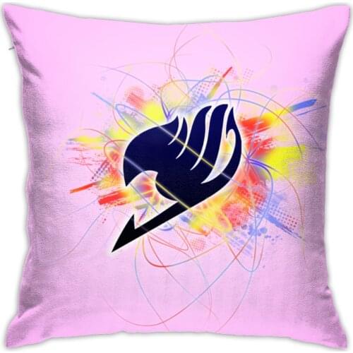 Fairy Tail Logo Pillowcases On Cushions Decorative Cushion Cover Fairy Tail Cosplay For Sofa Decorative Cushion