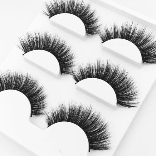 New 6 pairs/2boxs natural false eyelashes fake lashes long makeup 3d mink lashes extension eyelash mink eyelashes for beauty 30