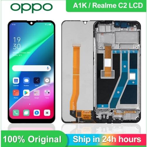 6.1'' Original LCD for OPPO A1K RMX1941 LCD display touch panel screen digiziter sensor Assembly for OPPO Realme C2 lcds