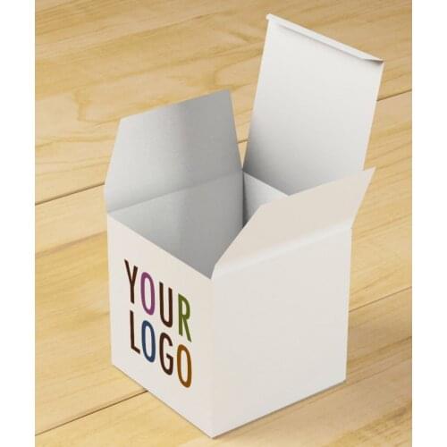 Favor Gift Paper Box with Custom Logo & Text