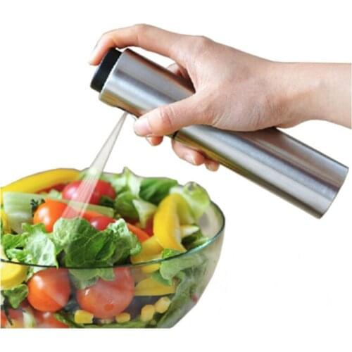 Oil Sprayer Stainless Steel Olive Spraying Oil Bottle Cookware Kitchen Tools