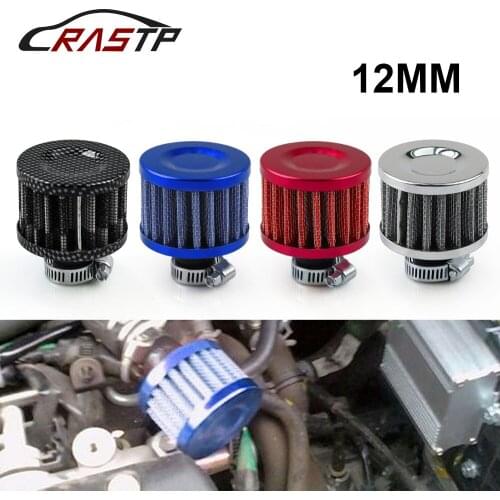 Universal Car Air Filter 12mm for Motorcycle Cold Air Intake High Flow Crankcase Vent Cover Mini Breather Filters RS-OFI003