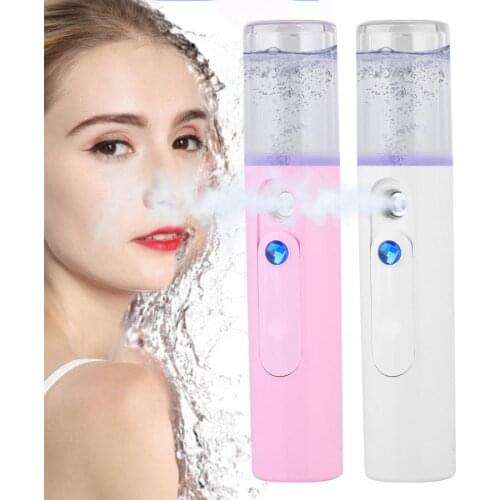 25ml Mini Portable USB Nano Spray Facial Humidifier Face Moisturizing Hydrating Steamer Nano Water Sprayer