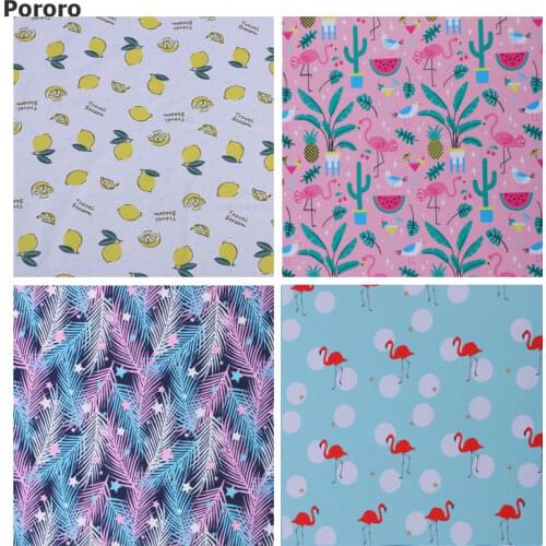 PORORO new coming printed fabric for baby reusable cloth diaper, BPA free waterproof fabric PUL for baby nack bag