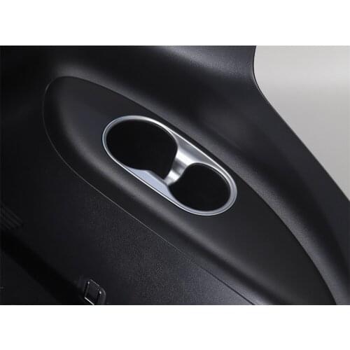 Rear Water Cup Holder Frame Cover Trim for Nissan Patrol Car Accessories Car Sticker Interior Decoration Protector Brand New