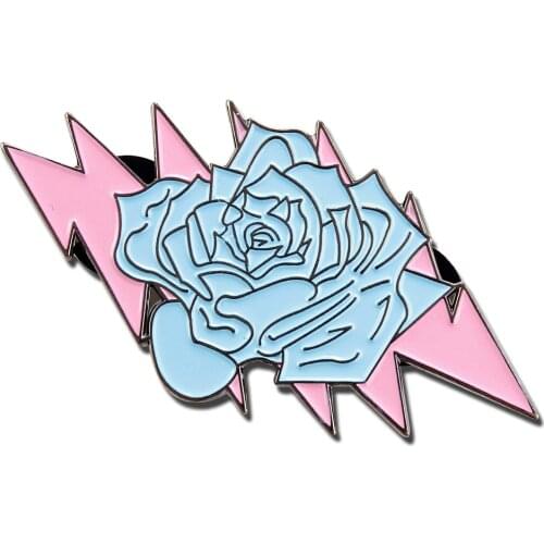 Top Quality Flower Enamel Lapel Pin Badge for Brooch Pin