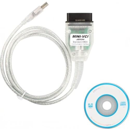 2017 Original Latest version MINI VCI Interface FOR TOYO-TA minivci J2534 OBDII OBD2 diagnostic tool