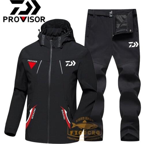 2021 Reflected Autumn DAWA Fishing Clothes Outdoor Waterproof Fishing Hoodie Fishing Jacket Men DAIWA Fishing Suit Fishing Pants