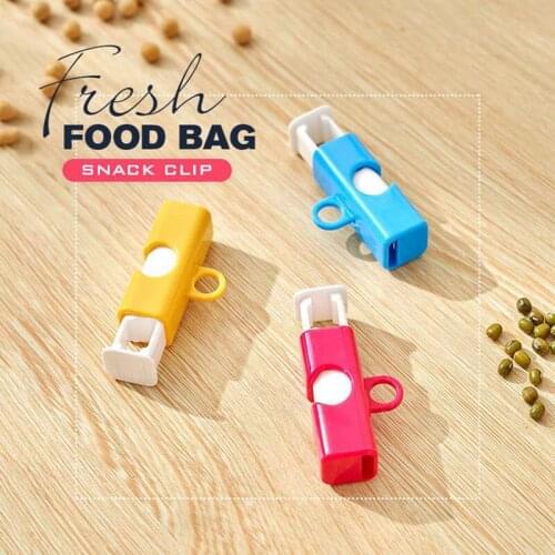3 Pcs Sealing Clips Bread Bag Sealing Clip Storage Food Snack Seal Sealing Bag Clips Plastic Sealer Clamp Kitchen Accessories