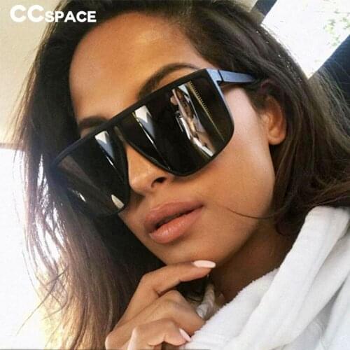 48211 Oversized Sunglasses Goggle Men Women Fashion Shades UV400 Vintage Glasses