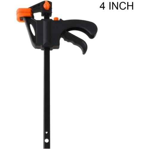 53CA 5pcs/set 4/6 Inches F-shaped Fixed Clip Spring Carpentry Handle Fast Clamp