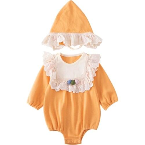 Newborn Boys Bodysuit Baby Onesies Jumpsuit+Hat 2pcs/set Halloween Baby Clothes Set Girls Baptism Playsuits 0-2Y