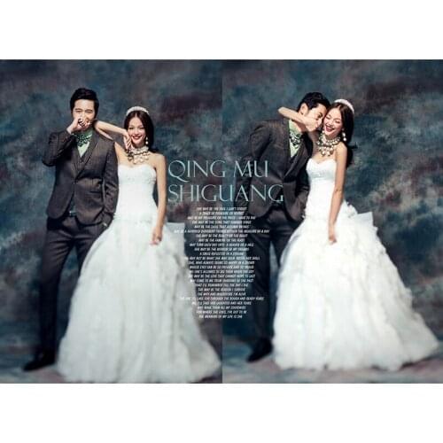 DAWNKNOW Pro Dyed Muslin Backdrops Handmade old master painting Vintage photography background for photo studio Customized DM233