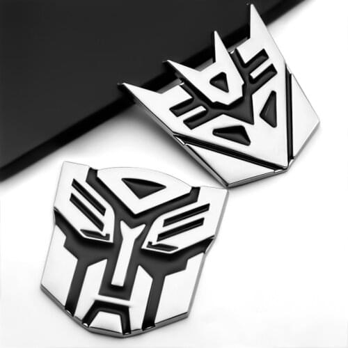 3D Car Sticker Cool Autobots Emblem Badge Metal Transformers Decal Car Decoration For Honda Civic Toyota Camry Audi Car Styling