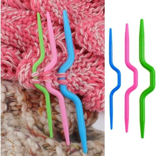 Bending braiding tool knitting needle hook ABS plastic crochet knitting tool crochet needle hook knitting needle sweater scarf